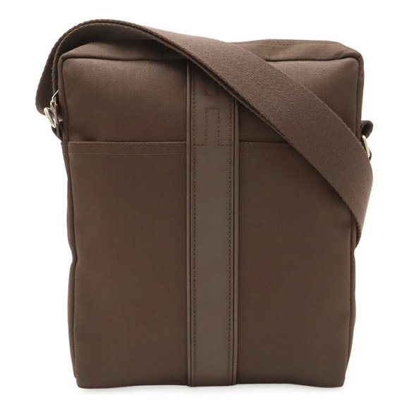 HERMES Brown Leather Shoulder Bag - Picture 1 of 9